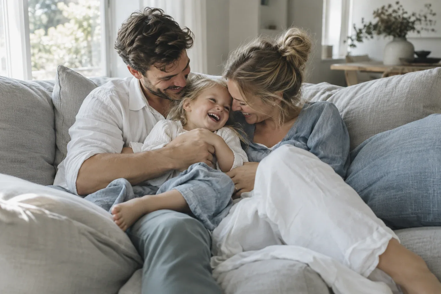 Un momento cercano en familia